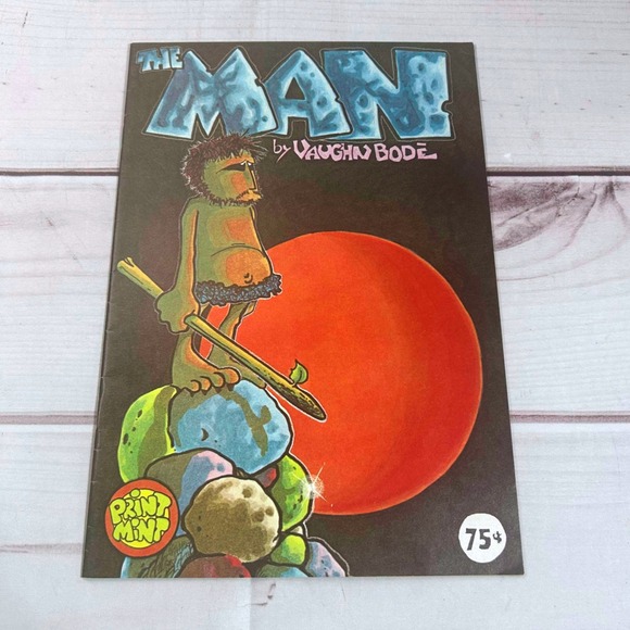 Vaughn Bode The Man! Comic Book - Berkeley‎ 1972 Underground Collectible - Picture 1 of 6